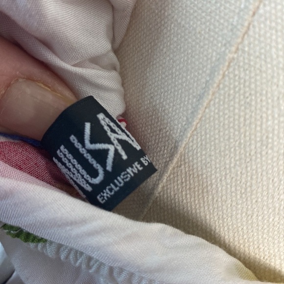 Boho Feather print multi color maxi dress size small - Picture 12 of 13